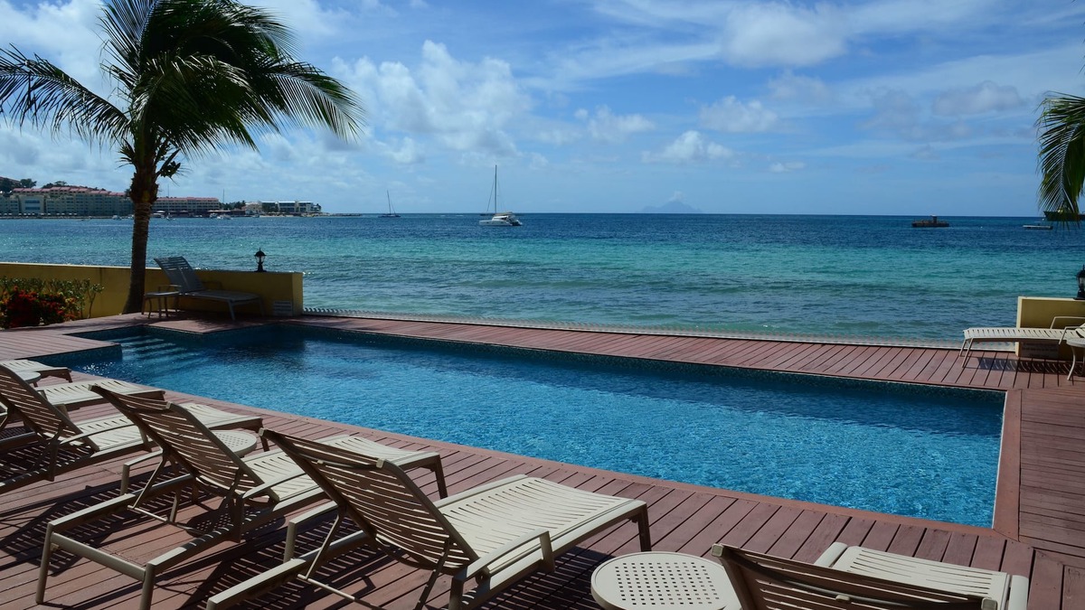 Simpson Bay Condo | STUNNING VIEW OF MAGICAL CARIBBEAN & SUNSETS ARE SPECTACULARn "NEW GENERATOR"