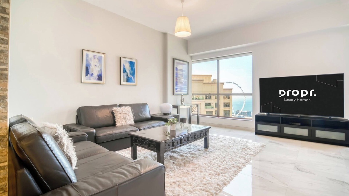 Dubai Marina Apartment | Stunning Views | 300m from JBR Beach |Spacious 2BR