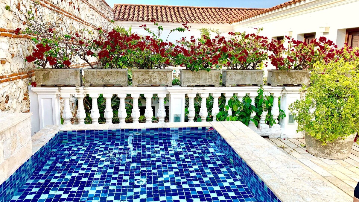 Cartagena Walled City Villa | STUNNING VILLA w/Private Terrace & Splash Pool in the Old Town