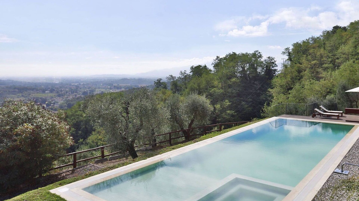 Lucca Villa | Stunning villa with private pool, A/C, WIFI, TV, patio and panoramic view, close to Lucca