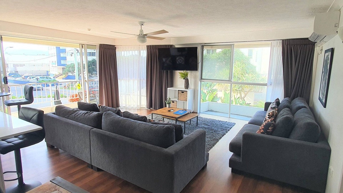 Gold Coast Apartment | Style & space await, Renovated, Opposite Beach & Surf Club, Wi-Fi, Parking - U07
