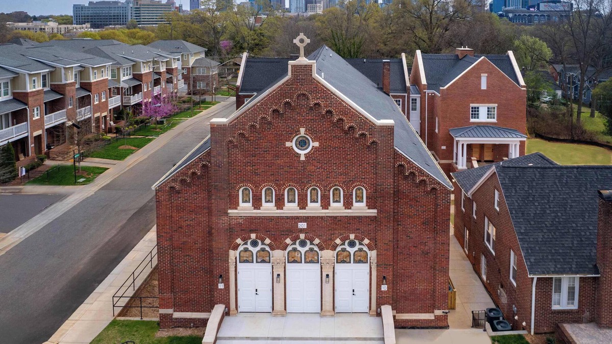 Wesley Heights House | Stylish 2BR Condo in Newly Restored Church