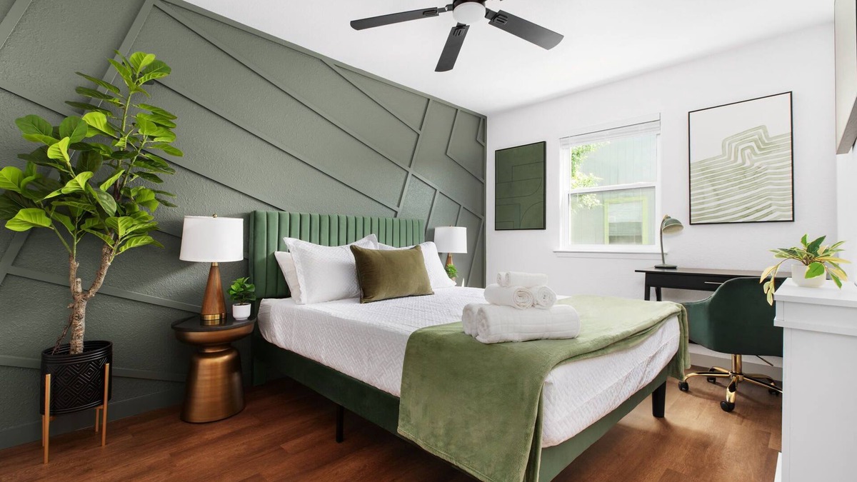 South Lamar Apartment | Stylish 2BR Oasis with Private Patio - Sleeps 8