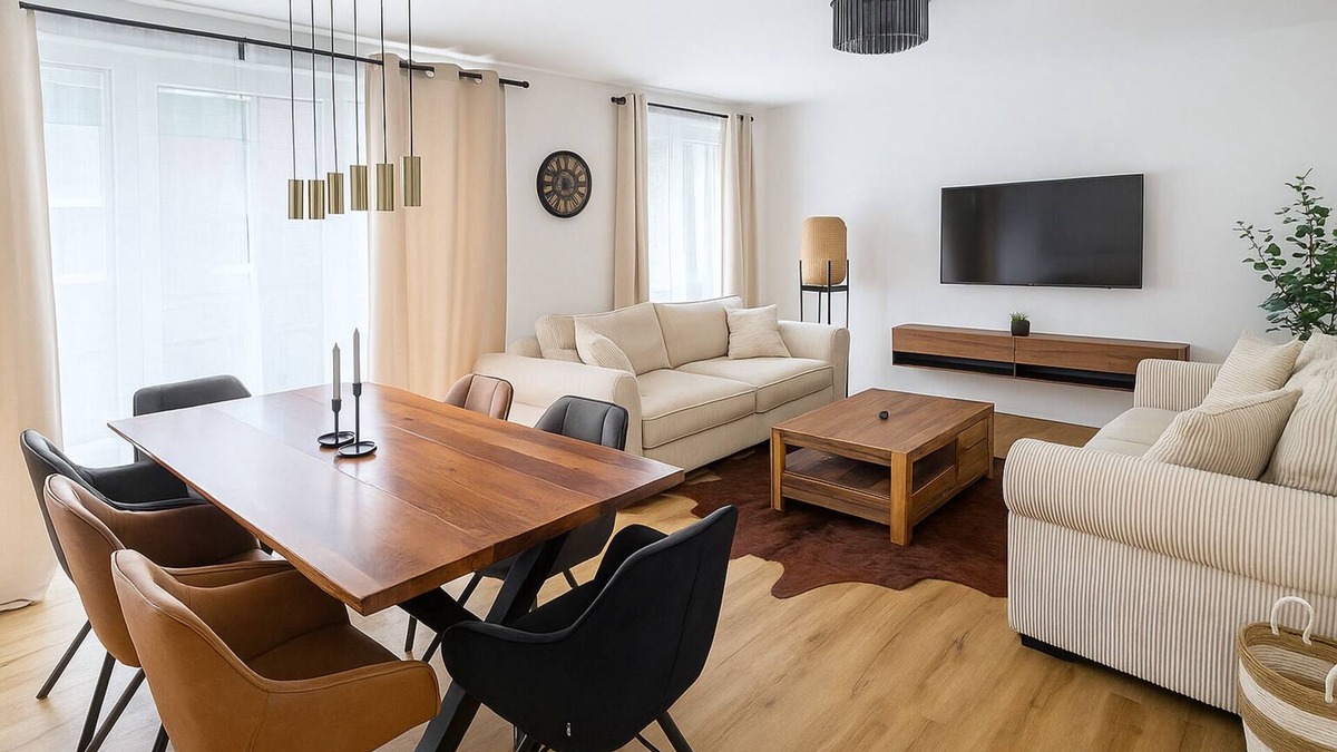 Volkmarsdorf Apartment | Stylish 3-room apartment in Leipzig | Central, modern & perfect for 6 guests