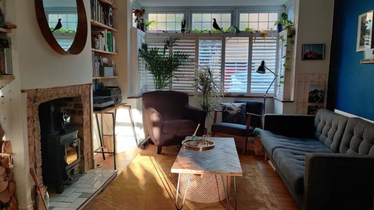 High Street House | Stylish East London Home with a Wood Burner+Garden