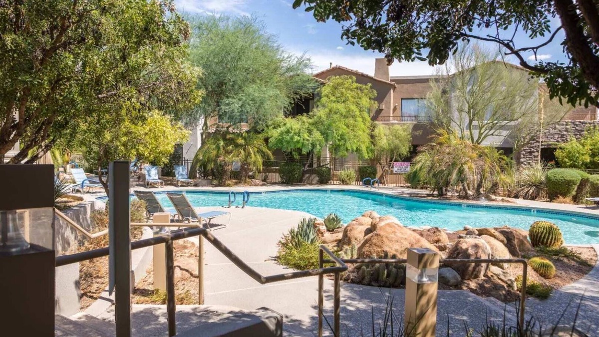 Talon Retreat House | Stylish Grayhawk Townhome: Heated Pool, Spa & Gym