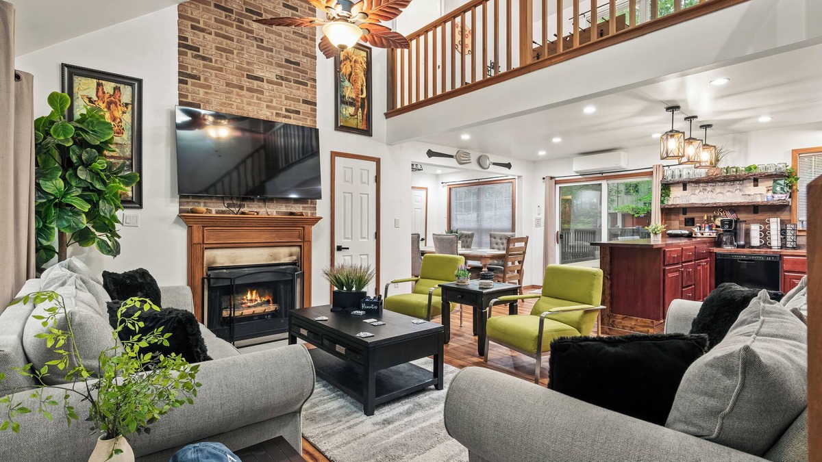 East Stroudsburg House | Stylish Mountain Retreat w/Hot Tub & Firepit | Penn Estate Getaway by AvantStay