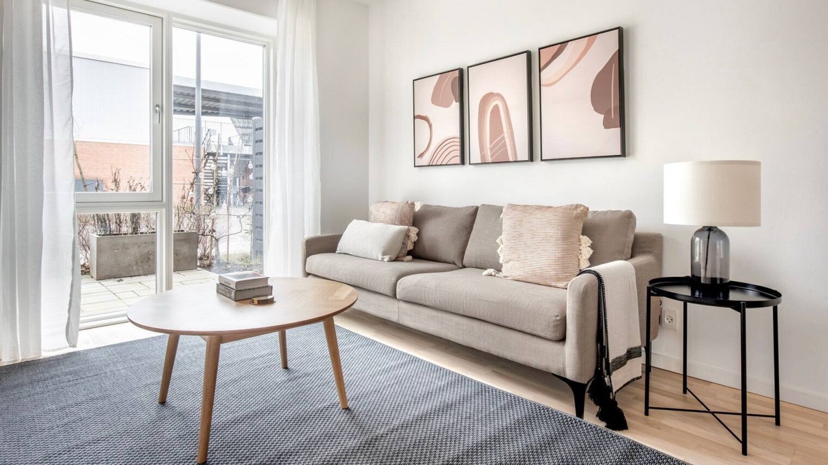 Copenhagen SV Apartment | Stylish Valby 2BR w/ W/D, Office & Roof, nr Grønttorvet, by Blueground