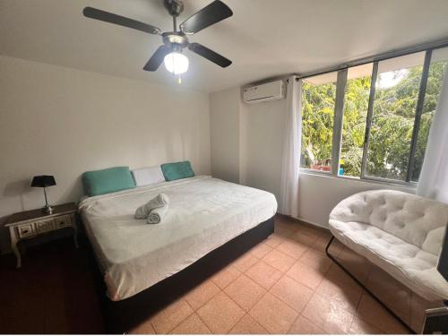El Cangrejo House | Suite con cocina pequeña y baño privado