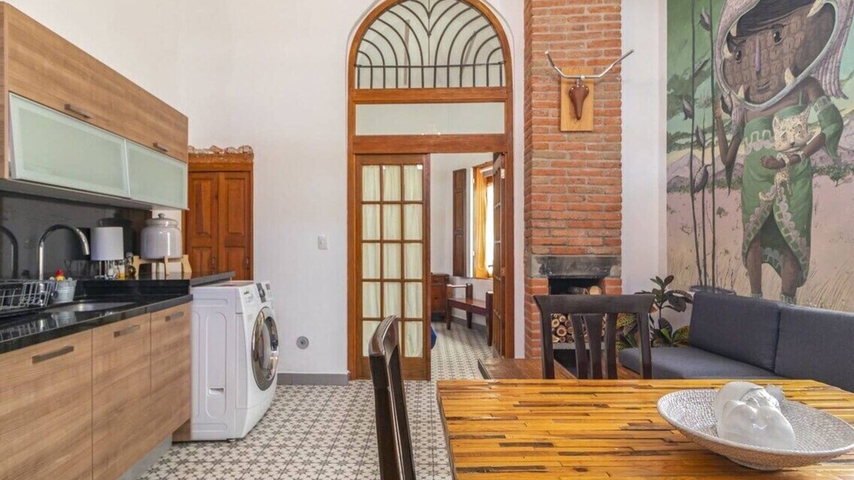 Downtown Queretaro Apartment | Suite in Historic Center, Terrace. Wifi+Workroom+A/C
