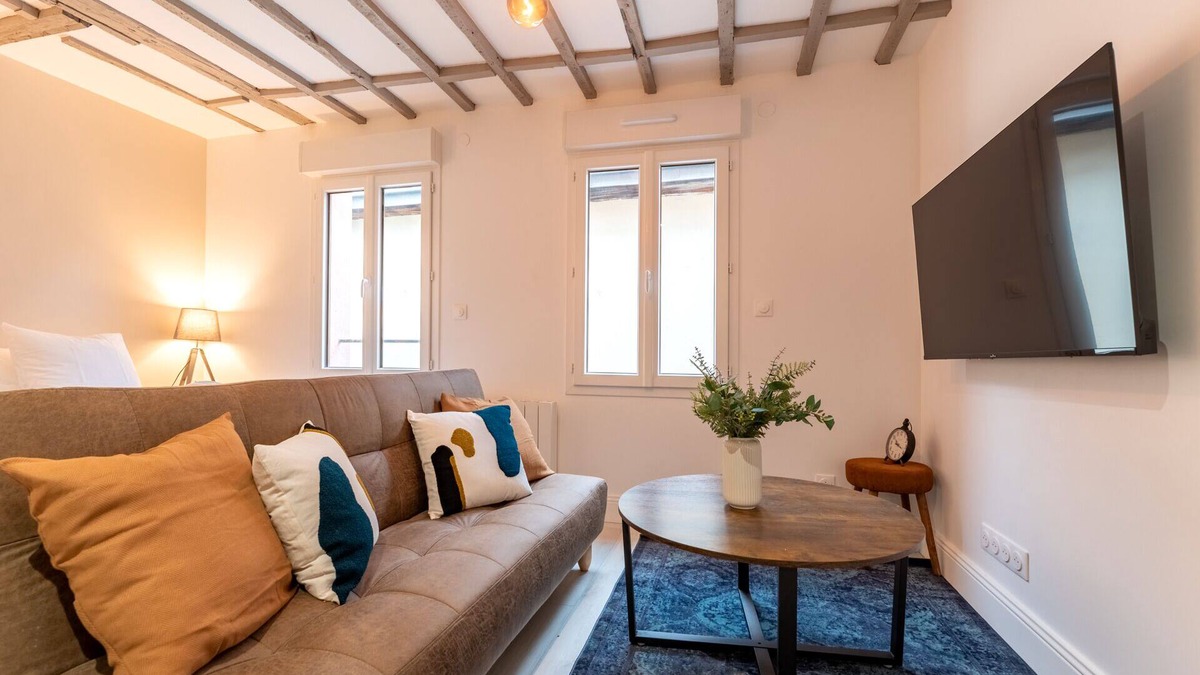 Quartier Saint-Marc - Croix de Pierre - Saint-Nicaise Apartment | Suite Longhorn - Studio Design et Chaleureux a Rouen