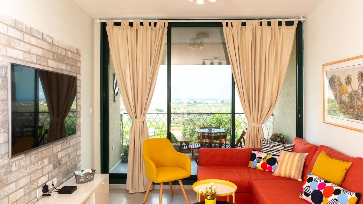 Caesarea Apartment | Suite with sea views - Neot Golf