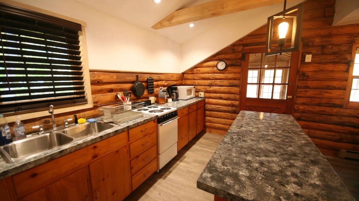 Mount Sunapee Cabin | Sunapee Log Cabin | Ski, Kayak, and Relax!