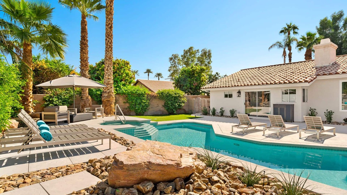 Desert Club Estates House | 'Sunbloom' Pool, Spa, Walk to Old Town