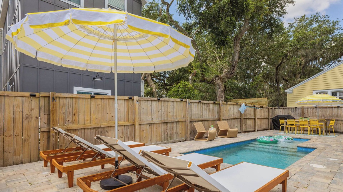 St. Augustine Villa | Sunny Coastal Retreat in St. Augustine with Pool