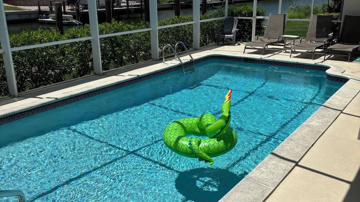 Marco Island House | Sunsational Marco Island Rental Home - walk to Tigertail Beach - Pool faces SW