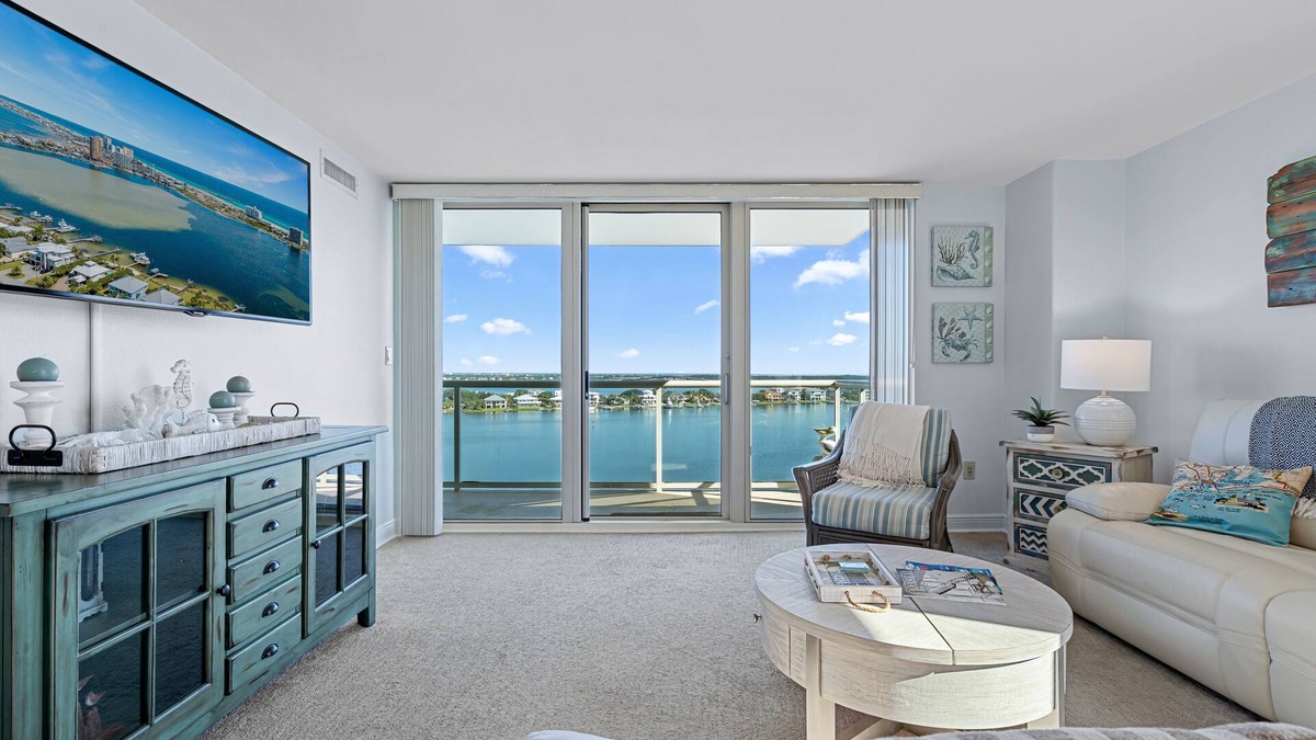 Villa Sabine Condo | Sunset Bay Views! 3BR Condo with Pool, Dock and Beach Access