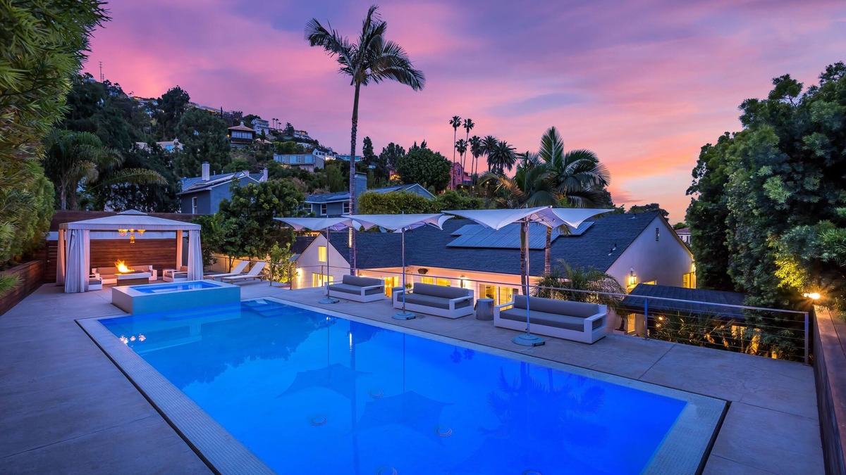 Hollywood Hills West Villa | Sunset Strip Location- 5mm Dollar Dream Home w/Pool, Hot Tub, Cabana, + More!