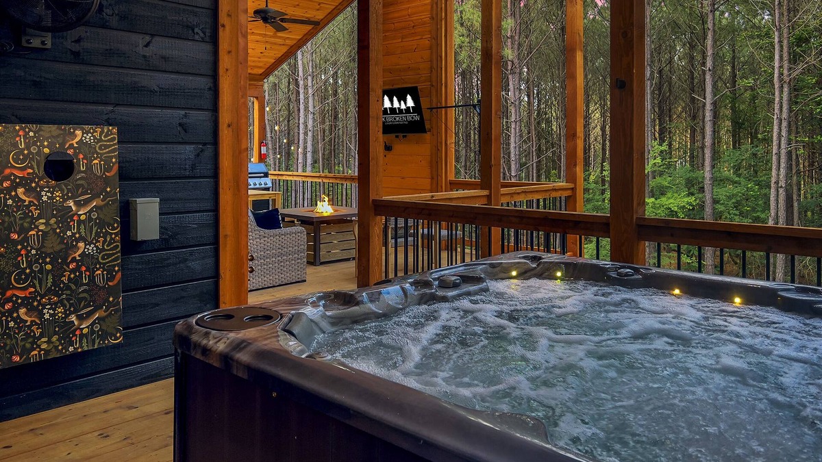 Pickens Cabin | Sunset Views + ATV Trails + Game Room + Bunk Bed Nook + Private Outdoor Living