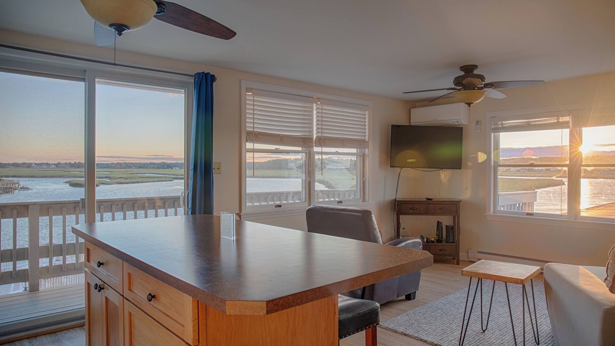 Wells Beach House | Sunset Views over Rachel Carson Preserve. Relax steps from Wells Beach.