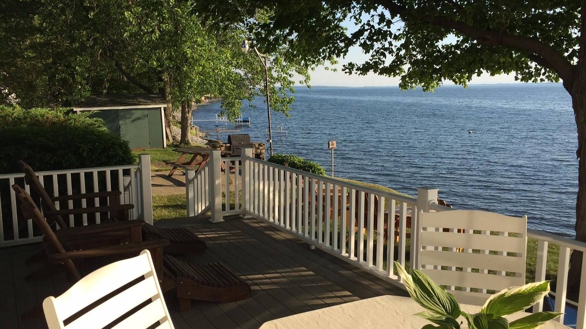 Swanton House | Sunsets over Lake Champlain