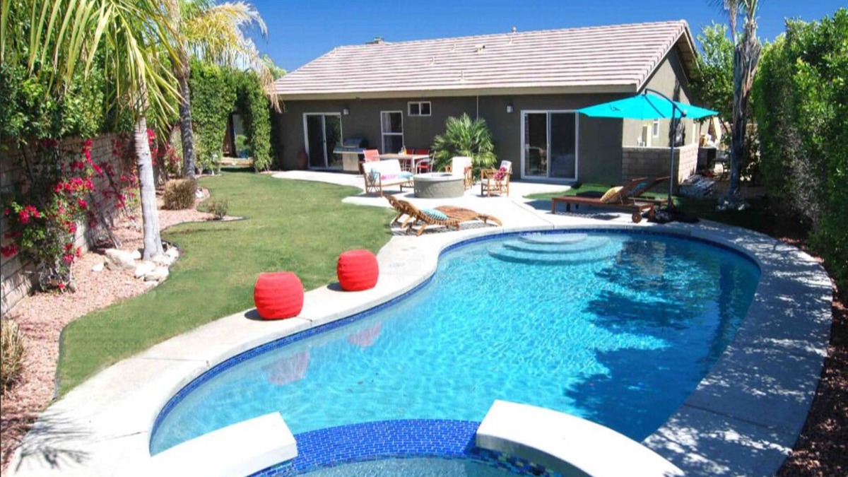 Racquet Club South House | Sunsplashed, Fully Renovated Palm Springs Modern with Pool, Spa, Fire Pit