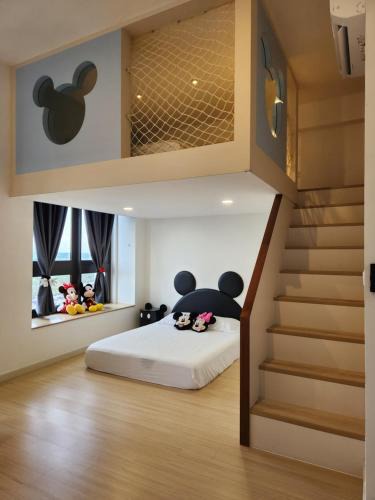 Nusajaya Apartment | Sunway Grid Mickey House 4-5pax, 8mins to Legoland