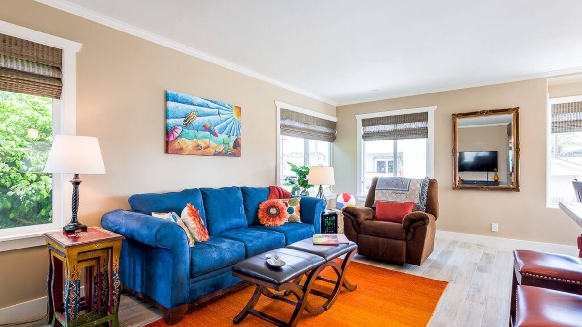 West Newport Apartment | Super Nice Beach Place -Large Private Deck- Garage Parking-1 block to beach