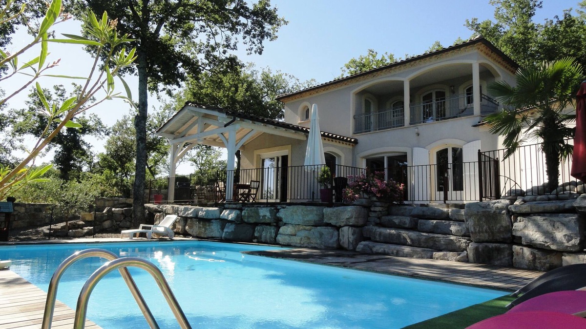 Saint Alban Auriolles Villa | SUPERB AIR-CONDITIONED VILLA WITH POOL 15 KMS FROM VALLON PONT D'ARC