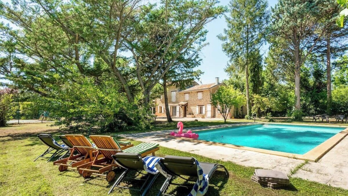 L'Isle-sur-la-Sorgue Other | Superb Mas provençal - swimming pool - tennis - park