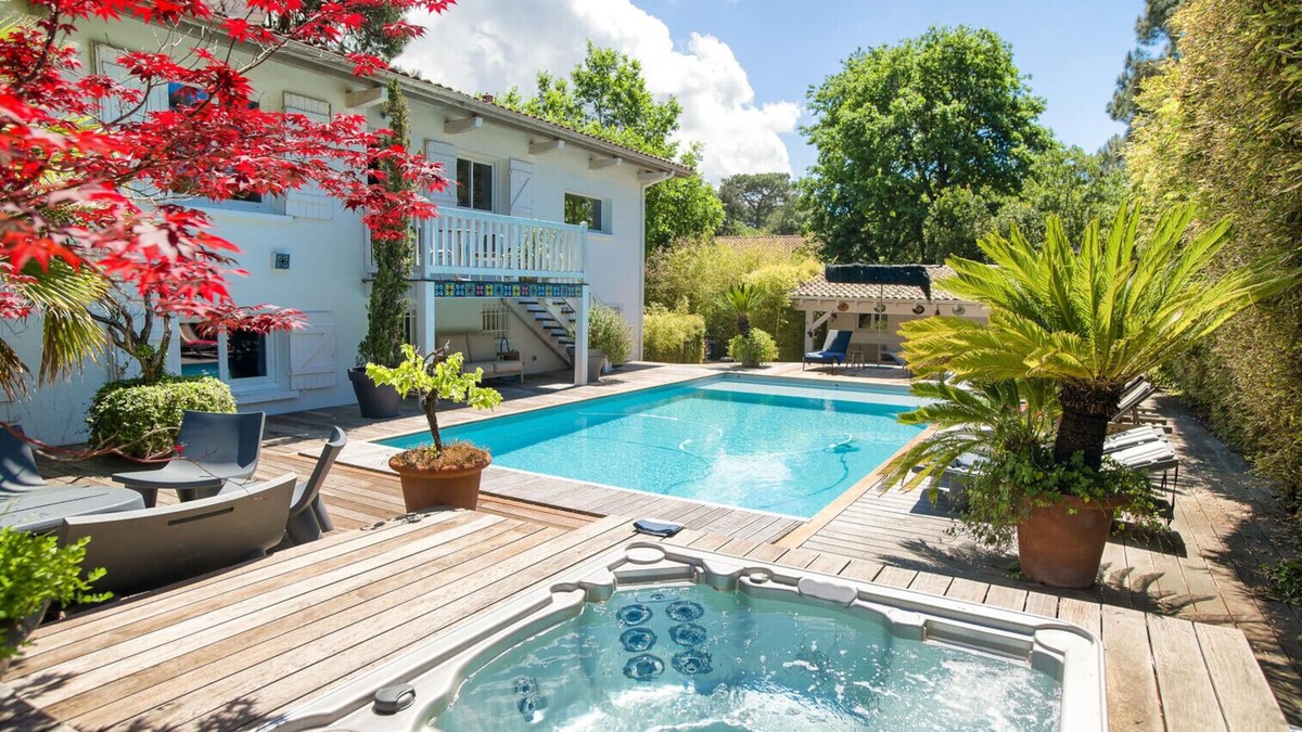Pyla-sur-Mer Villa | Superb peaceful villa with heated pool and jacuzzi 300 m from the beach