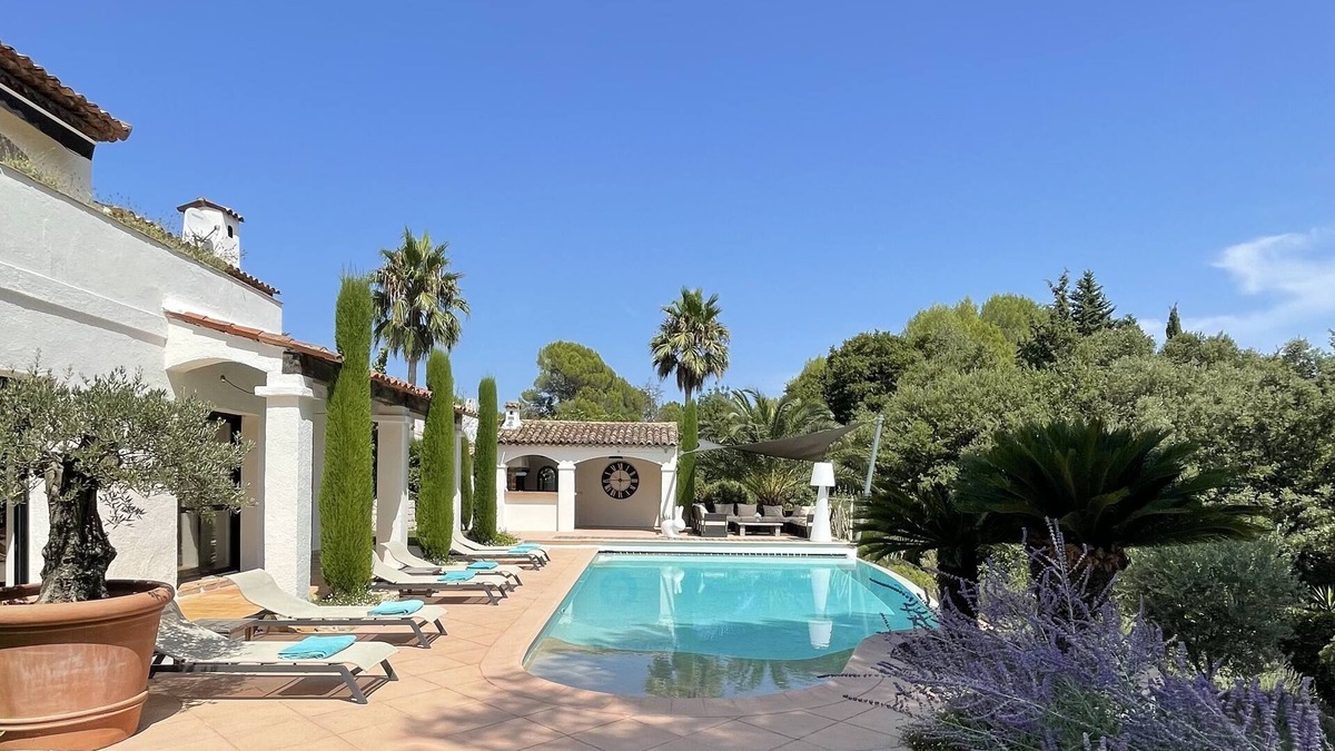 Biot House | Superb villa with heated pool and magnificent view of the Brague park