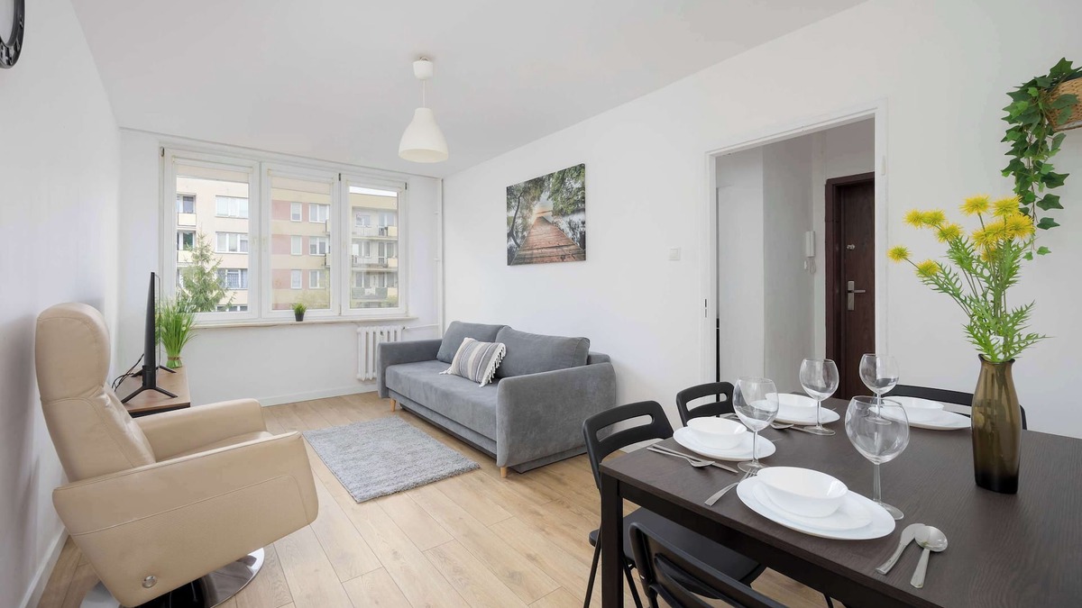 Targowek Apartment | Suwalska 5 | Family Apartament | Balcony