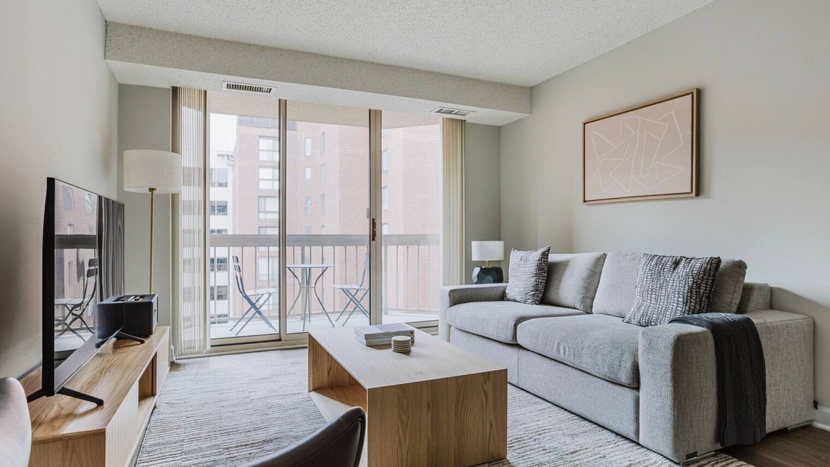 Connecticut Ave - K Street Apartment | Sweet Foggy Bottom 1BR w/Gym & A/C, near GWU & Groceries, by Blueground