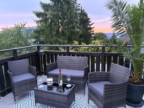 Leubnitz-Neuostra Apartment | Sweet Home Dresden Juniorsuite mit Schlösserblick von der großen Dachterrasse und kostenfreier Parkplatz