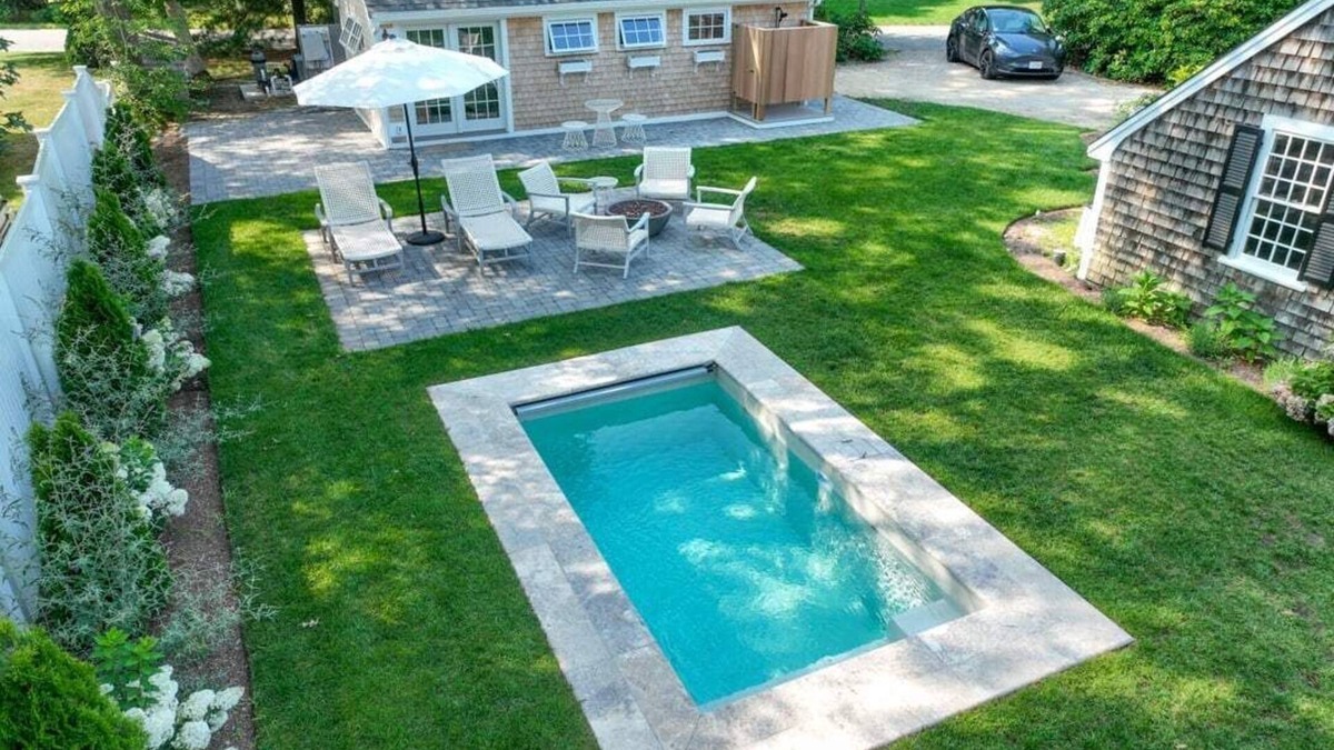 Osterville House | Swing Set, Plunge pool, and large yard await!