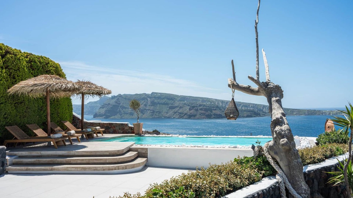 Oia Villa | SWINGING SUNSET Villa 3BD Sea View w/Pool& HotTub