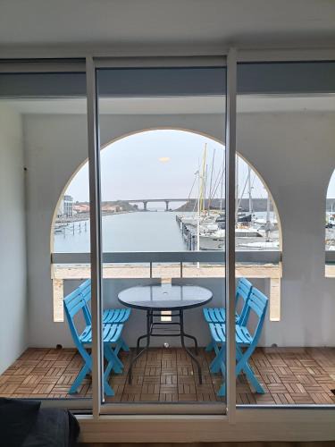 Leucate Apartment | T2 cabine avec très belle vue sur le port de plaisance