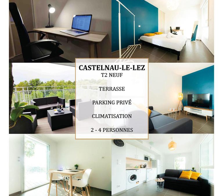 Castelnau-le-Lez Apartment | T2 – Moderne et Business – La Conciergerie Martinkey’s