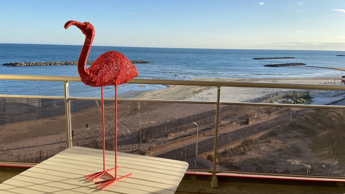 Palavas-les-Flots Apartment | T2 sea view, first line, terrace, garage, air conditioning