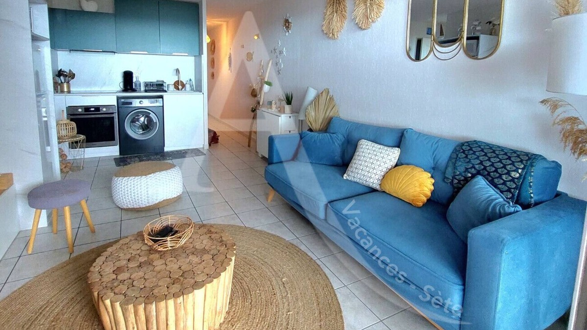 Sete Apartment | T3 avec grande terrasse vue mer 180°