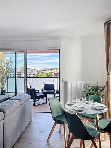 Saint-Jean-de-Vedas Apartment | T3 avec loggia, Clim et parking - Proche Montpellier