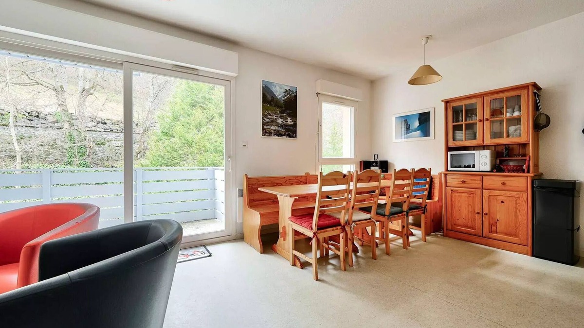 Sers Apartment | T3 with wifi in the center of Barèges with mountain views