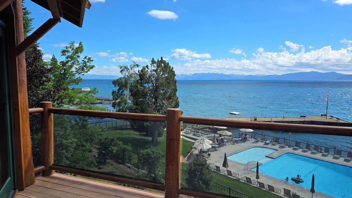 Brockway House | Tahoe luxury Brockway Springs Resort lakefront and heated pool year round