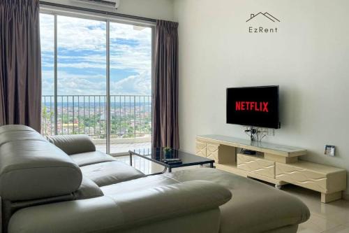 Larut Apartment | Taiping Comfy 3BR Homestay near Lake Garden with WiFi NetFlix