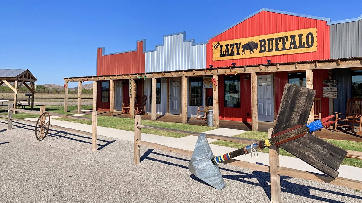 Cache Cabin | Take a Hike Cabin Explore the Wichita Mountains, Handicap king bed, sleeps 2