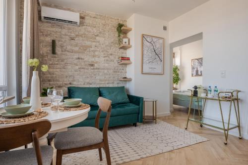 Srodmiescie Apartment | Tamka Center Residence z widokiem na Warszawę