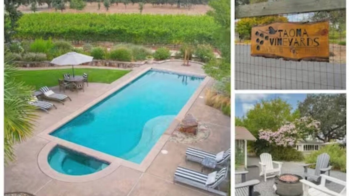 Santa Rosa House | Taona Vineyard ~ Pickleball/Tennis ~ Pool ~ Hot tub