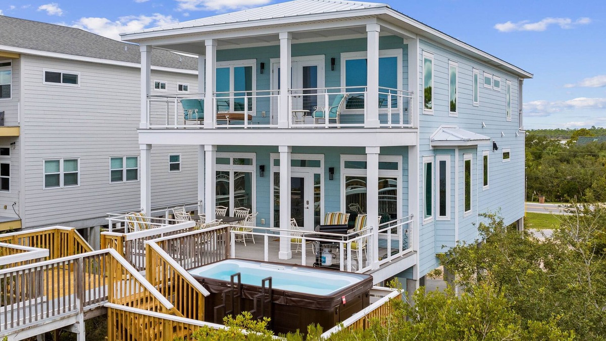 Indian Pass House | Tarpon Sound: Beachfront IP Home- Sleeps 14, Pet Friendly, New Swim Spa!