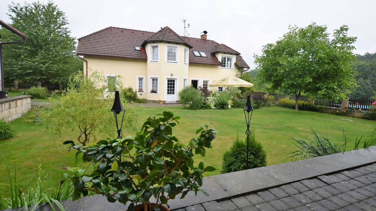 Zernov Villa | Tasteful villa in Žernov with private pool